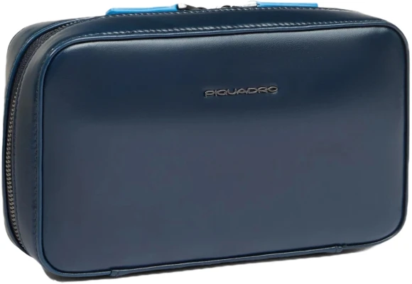 Чехол для кабелей и зарядки Piquadro Blue Square AC6895B2/BLU2 синий натур.кожа