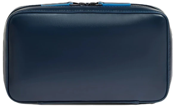 Чехол для кабелей и зарядки Piquadro Blue Square AC6895B2/BLU2 синий натур.кожа
