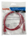 Патч-корд Buro UTP 4 пары cat.5E CCA molded 1м красный RJ-45 (m)-RJ-45 (m) (UTP-5E-1M-R)
