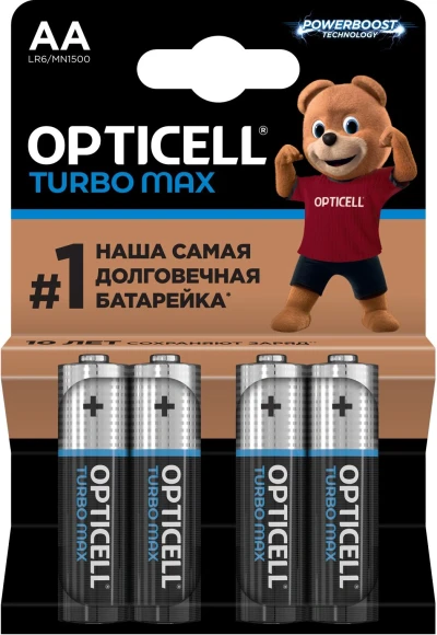 Батарея Opticell Turbo MAX LR03 AAA (2шт) блистер Батарея Opticell Turbo MAX LR03 AAA (2шт) блистер