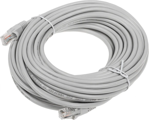 Патч-корд Buro UTP-5E-15M-G UTP 4 пары cat.5E CCA molded 15м серый RJ-45 (m)-RJ-45 (m) Патч-корд Buro UTP-5E-15M-G UTP 4 пары cat.5E CCA molded 15м серый RJ-45 (m)-RJ-45 (m)