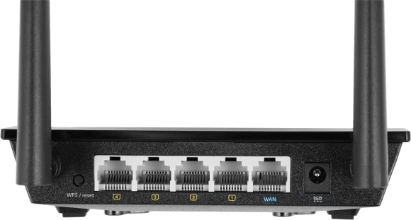 Роутер беспроводной Asus RT-N12E N300 10/100BASE-TX черный