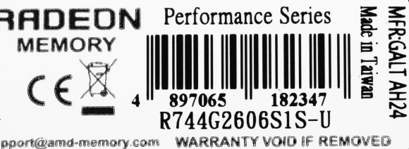 Память DDR4 4Gb 2666MHz AMD R744G2606S1S-U Radeon R7 Performance Series RTL PC4-21300 CL16 SO-DIMM 260-pin 1.2В Ret Память DDR4 4Gb 2666MHz AMD R744G2606S1S-U Radeon R7 Performance Series RTL PC4-21300 CL16 SO-DIMM 260-pin 1.2В Ret