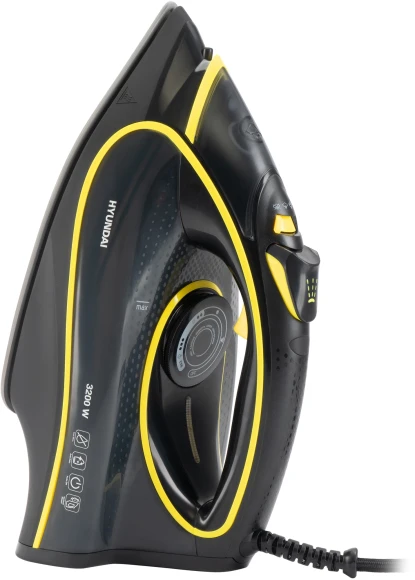 Утюг Hyundai H-SI01560 3200Вт черный/желтый Утюг Hyundai H-SI01560 3200Вт черный/желтый