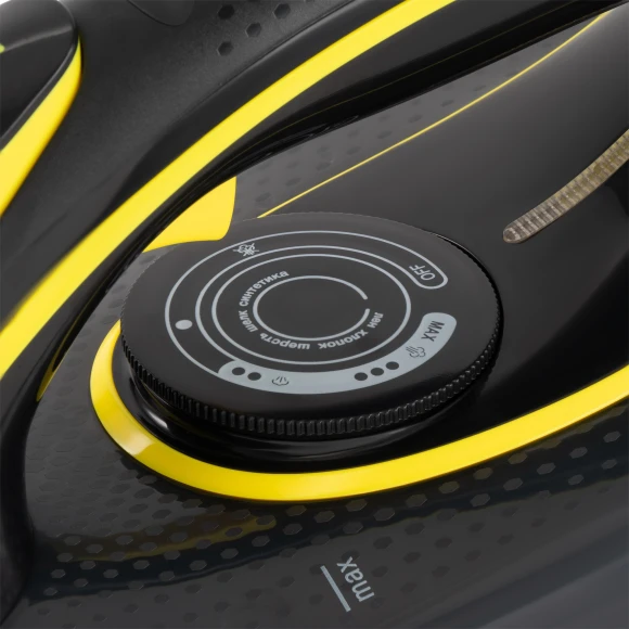 Утюг Hyundai H-SI01560 3200Вт черный/желтый Утюг Hyundai H-SI01560 3200Вт черный/желтый