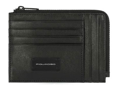 Чехол для кредитных карт Piquadro Harper PU1243APR/N черный натур.кожа