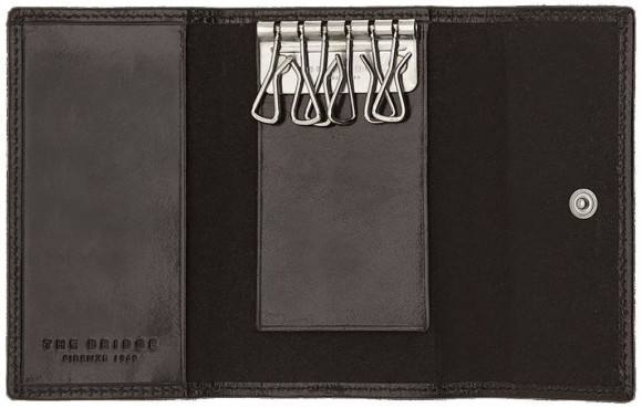 Ключница The Bridge Story Uomo 01801601/20 черный натур.кожа Ключница The Bridge Story Uomo 01801601/20 черный натур.кожа