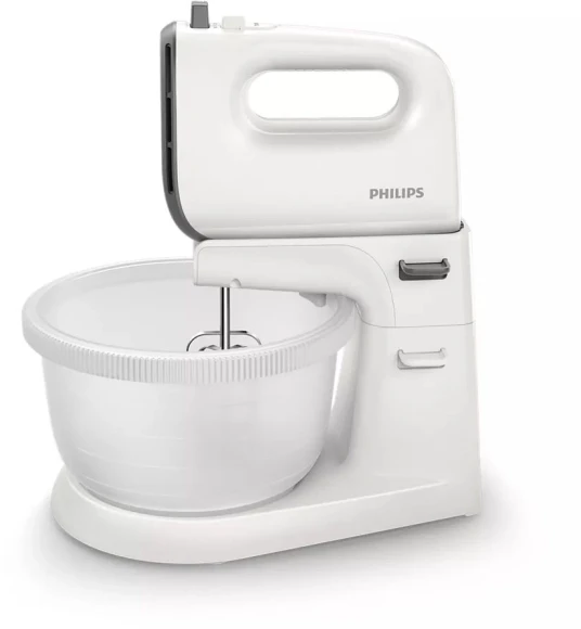 Миксер ручной Philips HR3745 450Вт белый/серый