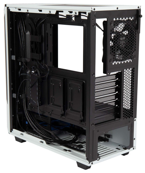 Корпус Hiper PW81 белый без БП ATX 4x120mm 2xUSB2.0 2xUSB3.0 audio bott PSU