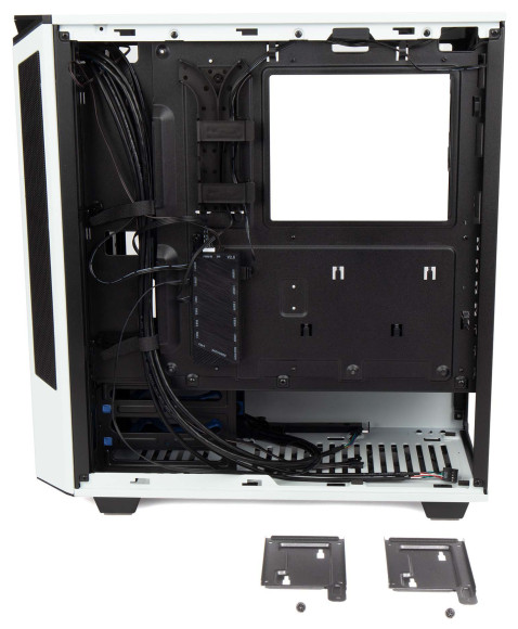 Корпус Hiper PW81 белый без БП ATX 4x120mm 2xUSB2.0 2xUSB3.0 audio bott PSU