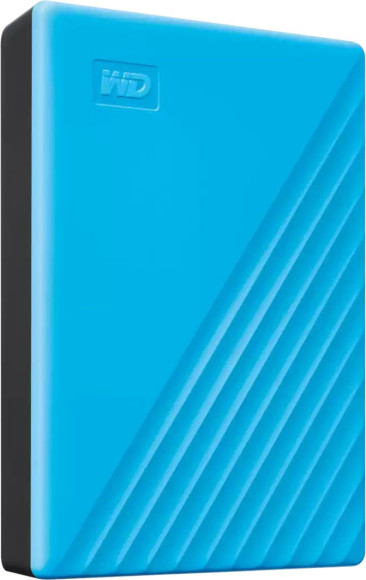 Жесткий диск WD USB 3.0 5Tb WDBPKJ0050BBL-WESN My Passport 2.5" синий