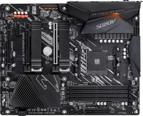 Материнская плата Gigabyte B550 X EAGLE Soc-AM4 AMD B550 4xDDR4 ATX AC`97 8ch(7.1) 2.5Gg RAID+HDMI Материнская плата Gigabyte B550 X EAGLE Soc-AM4 AMD B550 4xDDR4 ATX AC`97 8ch(7.1) 2.5Gg RAID+HDMI