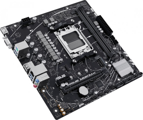 Материнская плата Asus PRIME A620M-K Socket AM5 AMD A620 2xDDR5 mATX AC`97 8ch(7.1) GbLAN RAID+VGA+HDMI Материнская плата Asus PRIME A620M-K Socket AM5 AMD A620 2xDDR5 mATX AC`97 8ch(7.1) GbLAN RAID+VGA+HDMI