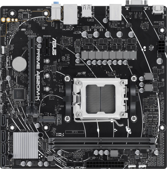 Материнская плата Asus PRIME A620M-K Socket AM5 AMD A620 2xDDR5 mATX AC`97 8ch(7.1) GbLAN RAID+VGA+HDMI Материнская плата Asus PRIME A620M-K Socket AM5 AMD A620 2xDDR5 mATX AC`97 8ch(7.1) GbLAN RAID+VGA+HDMI