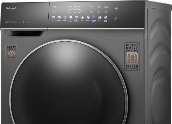 Стиральная машина Weissgauff WMD 62210 Direct Drive Touch Inverter Steam класс: B загр.фронтальная макс.:10.5кг (с сушкой) серый инвертор