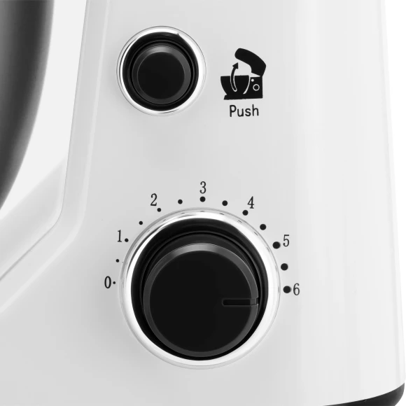 Кухонная машина Vitek VT-1438 планетар.вращ. 900Вт белый/черный