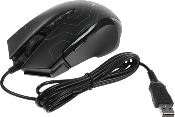 Мышь A4Tech X89 Maze черный оптическая 2400dpi USB 8but (X89 (MAZE))