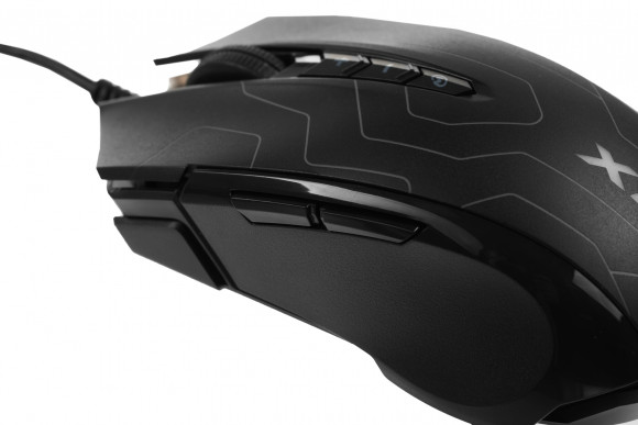 Мышь A4Tech X89 Maze черный оптическая 2400dpi USB 8but (X89 (MAZE))