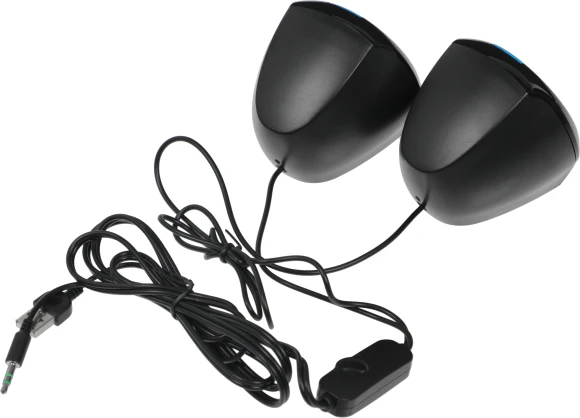 Колонки Sven 150 2.0 черный/синий 5Вт