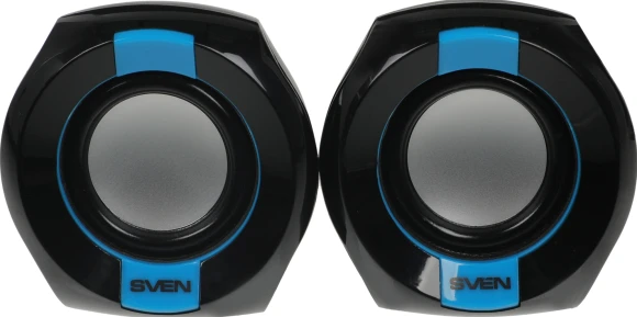 Колонки Sven 150 2.0 черный/синий 5Вт