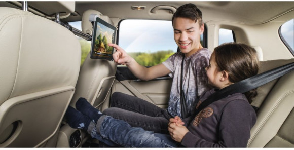 Автомобильный держатель Hama для планшетных компьютеров серебристый (00182544)