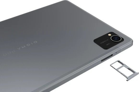 Планшет Digma Pro HIT 16 T616 (2.0) 8C RAM6Gb ROM128Gb 10.4" IPS 2000x1200 4G Android 13 серый 13Mpix 5Mpix BT WiFi microSD 1Tb 7000mAh