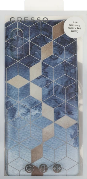 Чехол (клип-кейс) Gresso для Samsung Galaxy A02 Meridian синий (GR17AAAE8919)