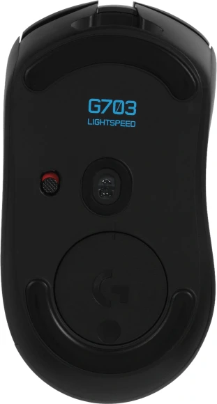 Мышь Logitech G703 LightSpeed черный оптическая 25600dpi беспров. USB 6but (910-005642)