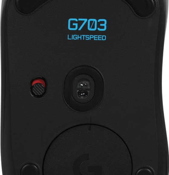 Мышь Logitech G703 LightSpeed черный оптическая 25600dpi беспров. USB 6but (910-005642)