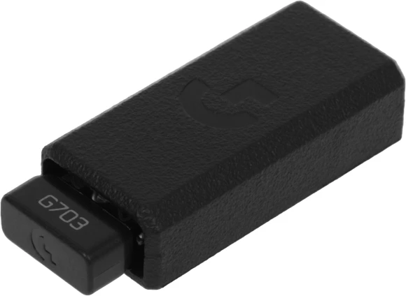 Мышь Logitech G703 LightSpeed черный оптическая 25600dpi беспров. USB 6but (910-005642)