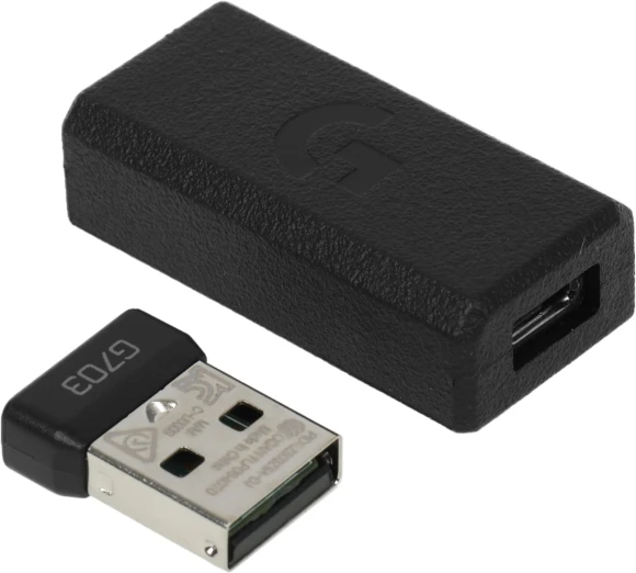 Мышь Logitech G703 LightSpeed черный оптическая 25600dpi беспров. USB 6but (910-005642)