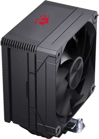 Устройство охлаждения(кулер) Bloody AC-12 Soc-AM5/AM4/1200/1700/1851 черный 4-pin 14-26dB Al+Cu 230W 582gr Ret (AC-12-230-BK)