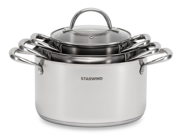 Набор кастрюль Starwind Chef Family 6 предметов (SW-CH1006) Набор кастрюль Starwind Chef Family 6 предметов (SW-CH1006)