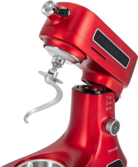 Кухонная машина Rondell RDE-KM900 планетар.вращ. 1900Вт красное вино