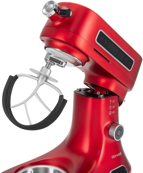 Кухонная машина Rondell RDE-KM900 планетар.вращ. 1900Вт красное вино
