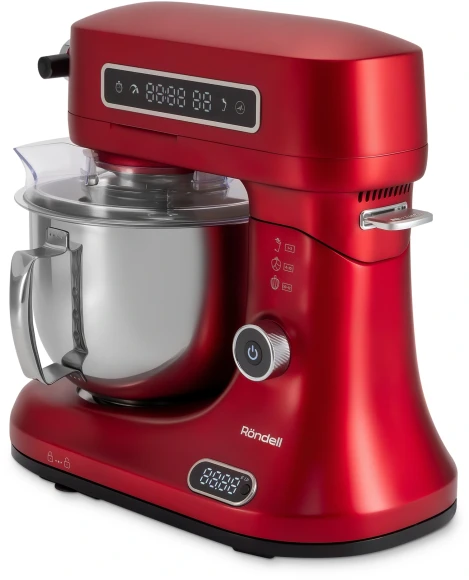 Кухонная машина Rondell RDE-KM900 планетар.вращ. 1900Вт красное вино