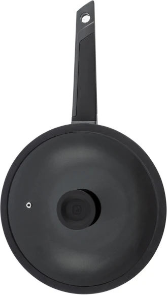 Сковорода ВОК (WOK) Rondell Kontur RDA-1489 круглая 28см покрытие: Xylan Plus ручка несъемная (с крышкой) графитовый
