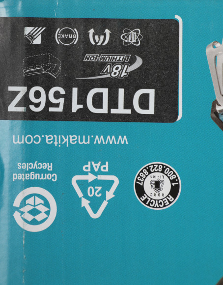Шуруповерт Makita DTD156Z аккум. патрон:шестигр.1/4" Шуруповерт Makita DTD156Z аккум. патрон:шестигр.1/4"