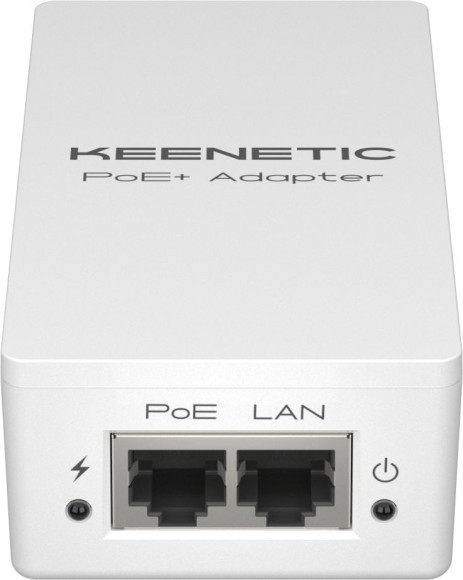 Инжектор PoE+ Keenetic KN-4510 10/100/1000BASE-T 30Вт 100-240В(АС) Инжектор PoE+ Keenetic KN-4510 10/100/1000BASE-T 30Вт 100-240В(АС)