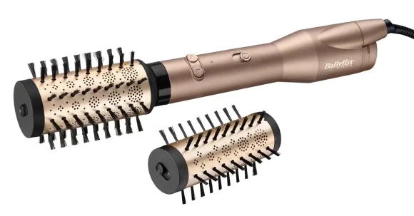 Фен-щетка Babyliss AS952E 650Вт золотистый