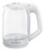 Чайник электрический Supra KES-1893 1.8л. 1500Вт белый корпус: стекло