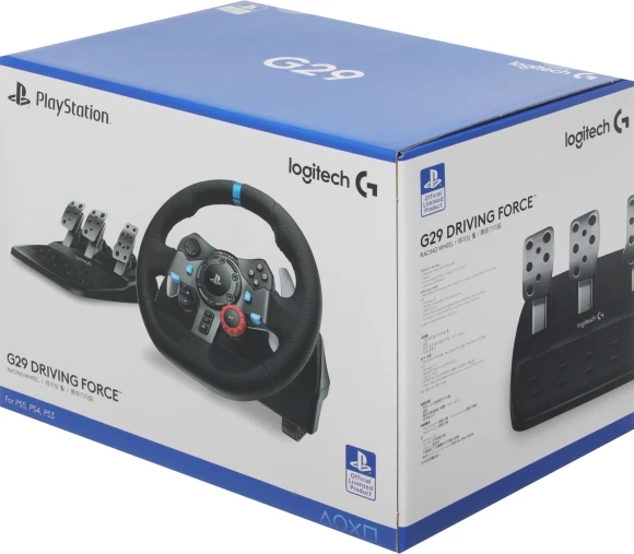 Руль Logitech G29 14кноп. (с педалями) черный