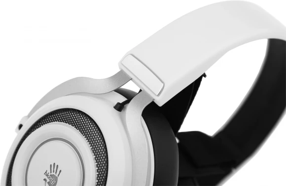 Наушники с микрофоном A4Tech Bloody G535 белый/черный 2м мониторные USB оголовье (G535 (BLACK+WHITE) USB)