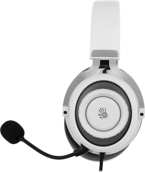 Наушники с микрофоном A4Tech Bloody G535 белый/черный 2м мониторные USB оголовье (G535 (BLACK+WHITE) USB)