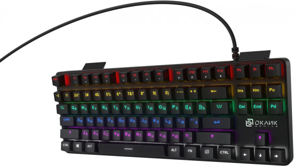 Клавиатура Оклик 969G SHOTGUN механическая черный USB Multimedia for gamer LED Клавиатура Оклик 969G SHOTGUN механическая черный USB Multimedia for gamer LED