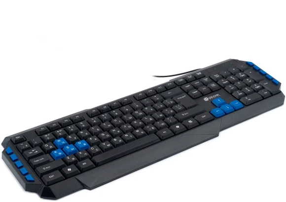 Клавиатура Оклик 750G FROST WAR черный/черный USB Multimedia for gamer (337452)
