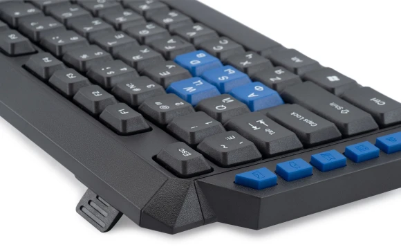 Клавиатура Оклик 750G FROST WAR черный/черный USB Multimedia for gamer (337452)