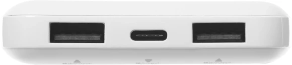 Мобильный аккумулятор Hoco J100 High-ranking 10000mAh 2.1A 2xUSB-A белый (J100 HIGH-RANKING WHITE)