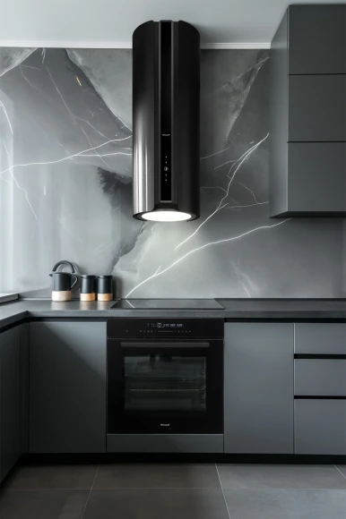 Вытяжка каминная Weissgauff Sun BLDC черный управление: сенсорное (1 мотор) Вытяжка каминная Weissgauff Sun BLDC черный управление: сенсорное (1 мотор)