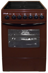 Плита Электрическая Лысьва EF4006MK00 коричневый стеклокерамика (без крышки)